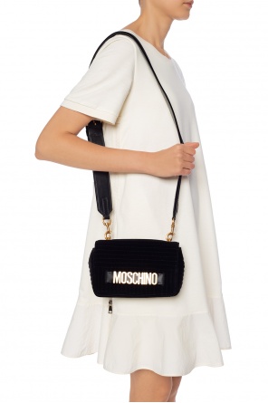Quilted shoulder bag with a logo, zdjęcie 2 Quilted shoulder bag with a logo od Moschino